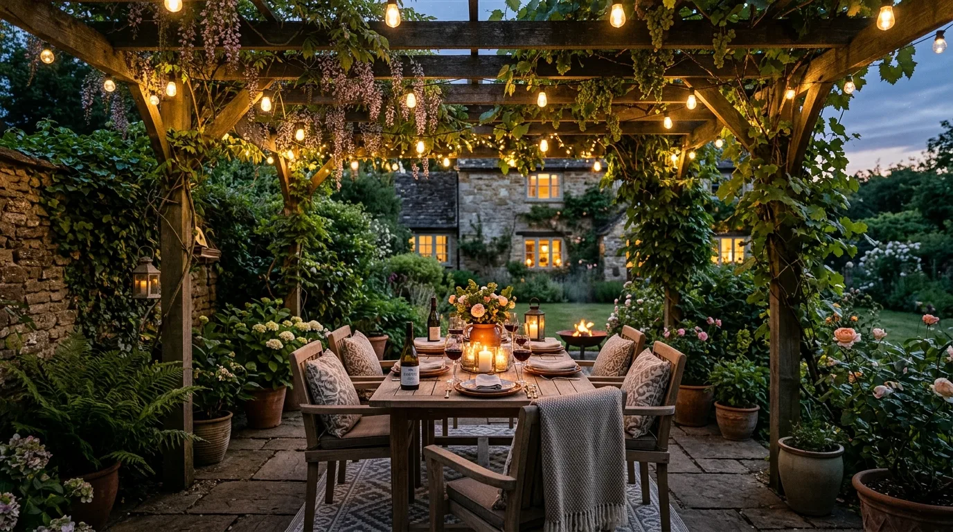 Vertical Patio Planting